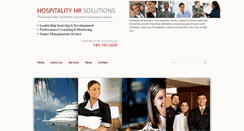 Desktop Screenshot of hospitalityhrsolutions.com