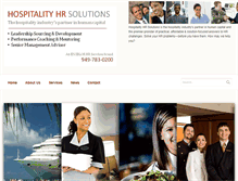 Tablet Screenshot of hospitalityhrsolutions.com